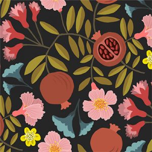 jessie pomegranate fabric pattern